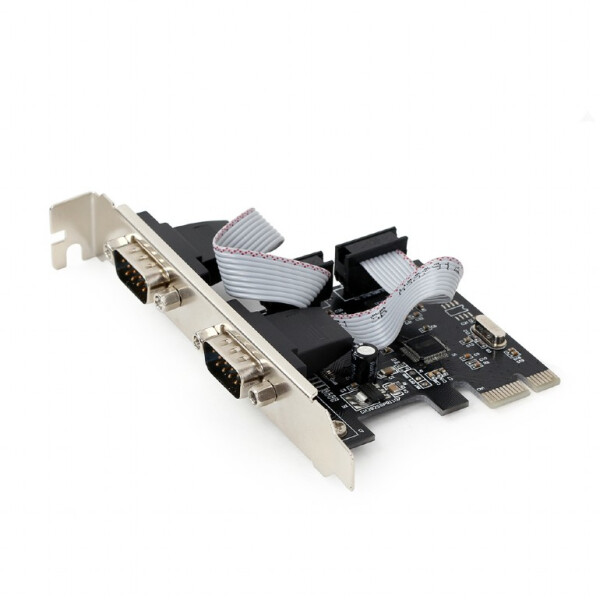 Gembird SPC-22 - PCIe - Seriell - Niedriges Profil - PCIe 1.1 - RS-232 - Schwarz
