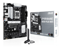 ASUS PRIME B650-PLUS WIFI, AMD, Sockel AM5, AMD Ryzen 7000 Series, AMD Ryzen 8000 Series, AMD Ryzen 9000 Series, Sockel AM5, DDR5-SDRAM, 192 GB
