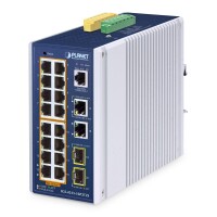 Planet IP30 Industrial L2/L4/1000T 802.3at PoE+ - Switch - 0,1 Gbps