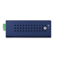 Planet IPOE-173S - IEEE 802.3 - IEEE 802.3ab - IEEE 802.3at - IEEE 802.3bt - IEEE 802.3u - 10/100/1000Base-T(X) - Cat5/Cat5e/Cat6 - Blau - Metall - IP30