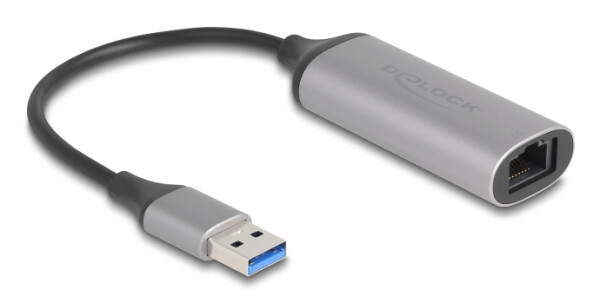 Delock USB Typ-A 5 Gigabit LAN Adapter - Netzwerkkarte - 5.000 Mbps