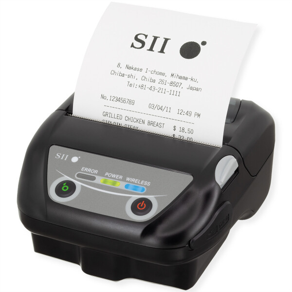 Seiko Instruments Seiko MP-B30 mobile Printer 3 Bluetooth USB 127mm/S - Etiketten-/Labeldrucker - Etiketten-/Labeldrucker