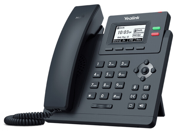 Yealink SIP-T31P - IP-Telefon - Grau - Kabelgebundenes Mobilteil - 1000 Eintragungen - LCD - 5,84 cm (2.3")