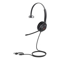 Yealink Headset - UH37 Mono Teams USB-C/A - Headset - 20 KHz