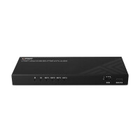 Lindy 4 Port HDMI 8K60 Splitter mit Audio - CEC/HDMI Link - HDCP Digitalverschlüsselung