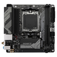 Gigabyte A620I AX Motherboard - Unterstützt AMD Ryzen 8000 CPUs - 5+2+1 Phasen Digital VRM - bis zu 6400MHz DDR5 (OC) - 1xPCIe 4.0 M.2 - Wi-Fi 6E - 2.5GbE LAN - USB 3.2 Gen 2 - AMD - Sockel AM5 - AMD Ryzen 7000 Series - Sockel AM5 - 96 GB - DDR5-SDRAM