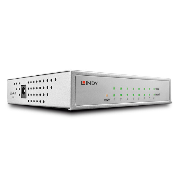 Lindy 8 Port GIGABIT Desktop Switch 10/100/1000 - Zubehör PC