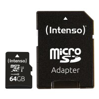 Intenso 3423490 - 64 GB - MicroSDXC - Klasse 10 - UHS-I - 90 MB/s - Class 1 (U1)