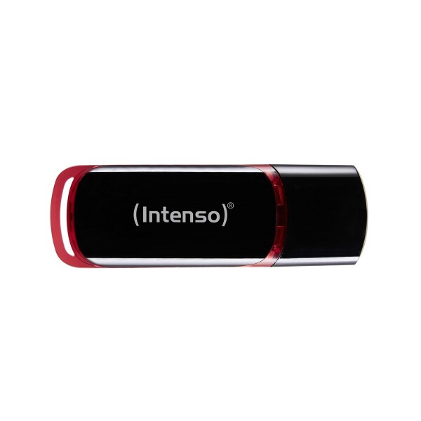 Intenso 16GB USB2.0 - 16 GB - USB Typ-A - 2.0 - 28 MB/s - Kappe - Schwarz - Rot