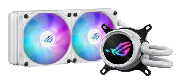 ASUS ROG Strix LC III 240 ARGB White Komplettwasserkühlung für AMD und Intel CPU - CPU-Kühler - 36 dB