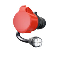 go-e CH-04-02 - 0,3 m - Indoor - IP55 - Schwarz - Rot - 1 AC-Ausgänge - 230 V