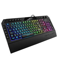 Sharkoon Skiller SGK5 - Kabelgebunden - USB - Mechanischer Switch - QWERTZ - RGB-LED - Schwarz
