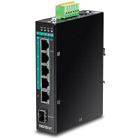 TRENDnet TI-PG541, Unmanaged, L2, Gigabit Ethernet...