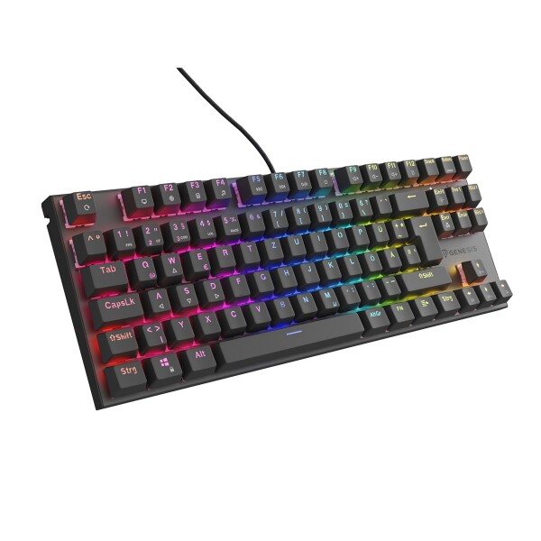 natec Gaming Tastatur Thor 303 TKL silent kabelgeb. De - Tastatur