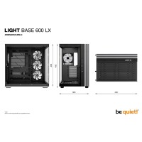 Be Quiet! Geh Light Base 600 LX Black - Midi/Minitower - ATX