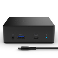 Belkin USB-C Dual Display Docking Station - USB 3.2 Gen 1 (3.1 Gen 1) Type-C - 85 W - Schwarz - 3.5mm - HDMI - RJ-45 - USB 3.2 Gen 1 (3.1 Gen 1) Type-A - USB 3.2 Gen 1 (3.1 Gen 1) Type-C - Leistung - 135 W