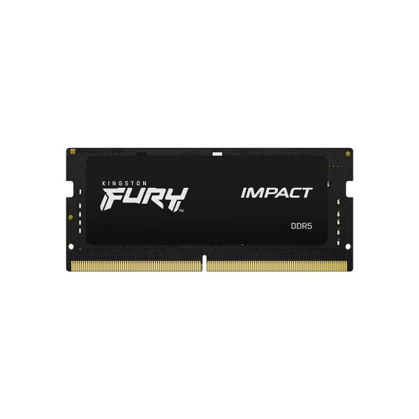Kingston FURY 16GB 6000MT/s DDR5 CL38 SODIMM Impact XMP - 16 GB - 1 x 16 GB - DDR5 - 262-pin SO-DIMM - Schwarz