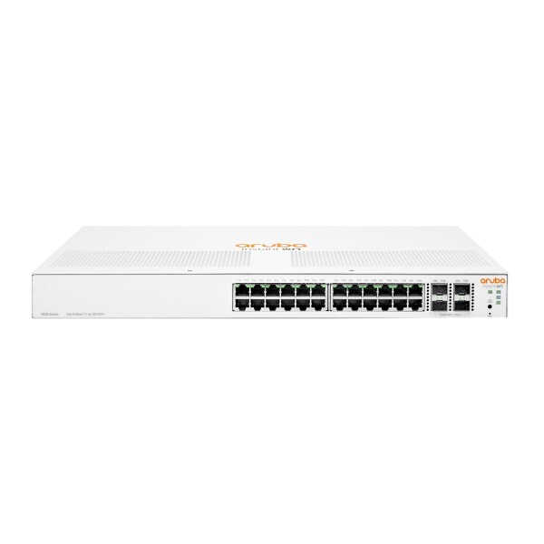 HPE Networking Networking Instant On Switch 24p Gigabit CL4 PoE 4p SFP+ 195W 1930 - Managed - L2/L3/L4 - Gigabit Ethernet (10/100/1000) - Power over Ethernet (PoE) - Rack-Einbau - 1U
