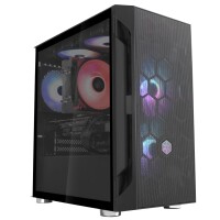 SilverStone FARA H1M - Micro Tower - PC - Schwarz - micro...
