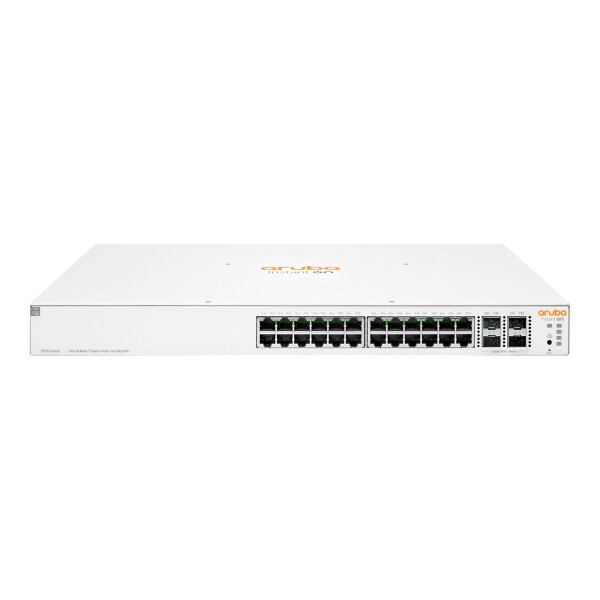 HPE Networking Instant On 1930 24G Class4 PoE 4SFP/SFP+ 370W - Managed - L2+ - Gigabit Ethernet (10/100/1000) - Power over Ethernet (PoE) - Rack-Einbau - 1U