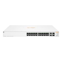 HPE Networking Instant On 1930 24G Class4 PoE 4SFP/SFP+ 370W - Managed - L2+ - Gigabit Ethernet (10/100/1000) - Power over Ethernet (PoE) - Rack-Einbau - 1U