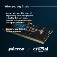 Crucial CT24G56C46S5 - 24 GB - 1 x 24 GB - DDR5 - 5600 MHz