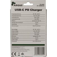 Inter-Tech PD-2065 - Drinnen - AC - 20 V - Schwarz