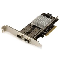 StarTech.com 2-Port 10G Fiber Network Card with Open SFP...