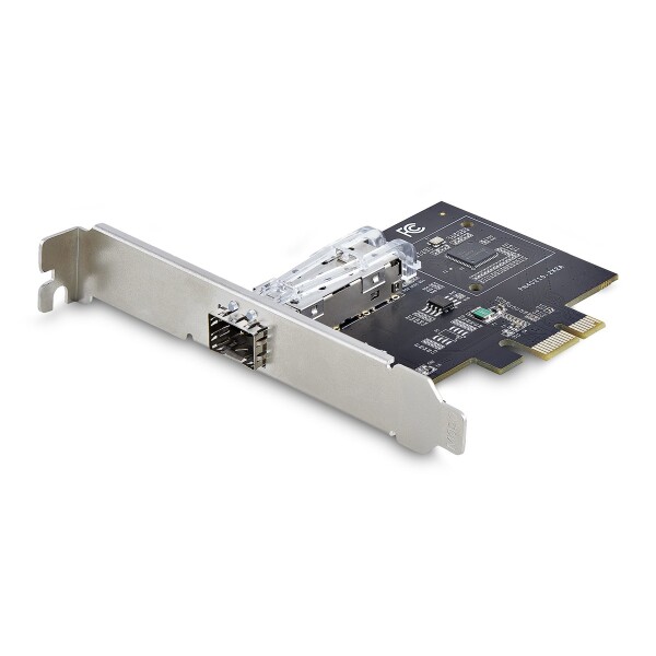 StarTech.com 1-Port GbE SFP Netzwerkkarte, PCIe 2.1 x1, Intel I210-IS, 1000BASE Kupfer/Glasfaser Netzwerkkarte, Gigabit LWL/LAN Karte, Desktop/Server PCIE Netzwerkadapter, Windows und Linux Kompatibel, Eingebaut, Kabelgebunden, PCI Express, Faser, 1000 Mb