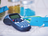 Dymo LetraTag LT-100H Handgerät silber ABC-Tastatur...