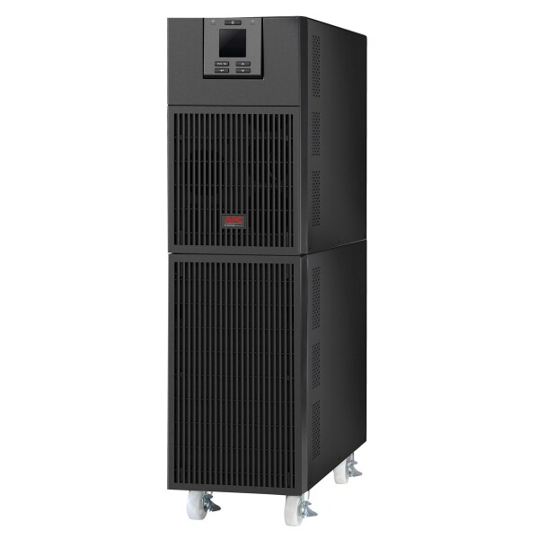 APC Easy UPS On-Line - 6kVA/6kW - Tower - 230V - Festverdrahteter 3-adriger (1P+N+E) Ausgang - Intelligenter Kartensteckplatz - LCD - Doppelwandler (Online) - 6 kVA - 6000 W - 110 V - 300 V - 50/60 Hz