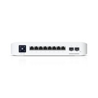 Ubiquiti UniFi USW-PRO-8-POE - Managed - L2/L3 - Gigabit Ethernet (10/100/1000) - Vollduplex - Power over Ethernet (PoE) - 1U