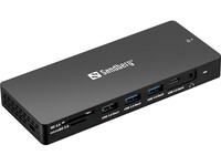 SANDBERG 13-in-1 Pro - Dockingstation - USB-C