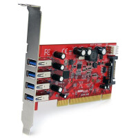 StarTech.com 4 Port USB 3.0 (5 Gbit/s) PCI...