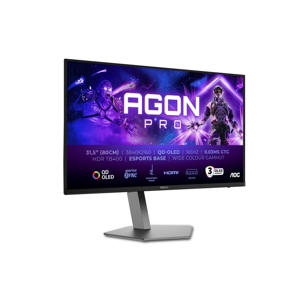 AOC AG326UD 32" QD OLED Monitor - Flachbildschirm (TFT/LCD) - 80 cm