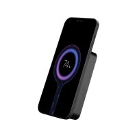 SANDBERG Mag Wireless Powerbank 10000 ALU, 10000 mAh, Lithium, Power Delivery, Kabelloses Aufladen, Schwarz