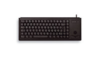 Cherry Slim Line Compact-Keyboard G84-4400 - Tastatur - Optisch - 84 Tasten QWERTY - Schwarz