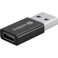 SANDBERG USB-C/A DVD Drive - DVD/CD-Laufwerk - DVD/CD-Laufwerk