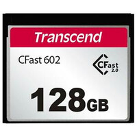 Transcend TS128GCFX602 - 128 GB - CFast 2.0 - MLC - 500 MB/s - 350 MB/s - Schwarz