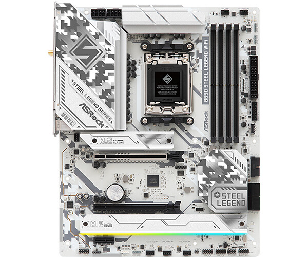 ASRock B650 Steel Legend WiFi AM5 ATX - Mainboard - AMD Sockel AM5 (Ryzen Zen4)