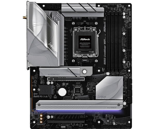 ASRock AM5 B850 LiveMixer WiFi - Mainboard - AMD Sockel AM5 (Ryzen Zen4)