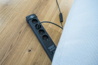 Brennenstuhl 1951140300 - 1,8 m - Drinnen - Abgewinkelt - IP20 - Schwarz - 4 AC-Ausgänge