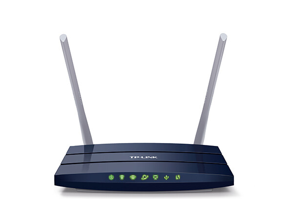 TP-LINK Archer C50, Wi-Fi 5 (802.11ac), Dual-Band (2,4 GHz/5 GHz), Eingebauter Ethernet-Anschluss, Schwarz, Tabletop-Router