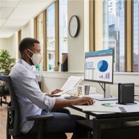 HP Pro Mini 400 G9, Intel® Core™ i5, i5-14500T, 16 GB, DDR5-SDRAM, 256 GB, Windows 11 Pro