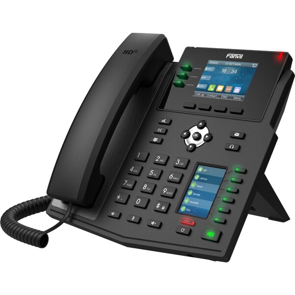 Fanvil X4U V2 Enterprise IP Telefon - VoIP-Telefon - Voice-Over-IP