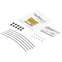 StarTech.com Sicherheitskabel - 5er Pack - Stahl - verstellbar - Kabelbinder - Flur - Stahl - Silber