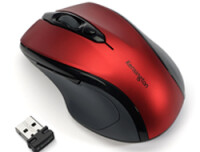 Kensington Pro Fit® kabellose Mid-Size-Maus – rubinrot - rechts - Optisch - RF Wireless - 1600 DPI - Rot