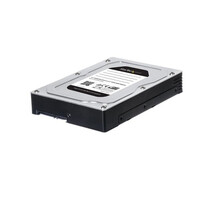 StarTech.com 2,5" auf 3,5" Festplatten Adapter - für SATA und SAS SSDs/ HDDs - 8,89 cm (3.5") - Carrier Panel - Schwarz - Silber - 2.5" - SATA - Serial Attached SCSI (SAS) - Aluminium - Kunststoff