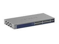 Netgear S3600 Series XS724TM - Switch - 2+/L3 Lite - Smart - 24 x 10/25 Gigabit Ethernet+ 4 - Switch - 560 Gbps