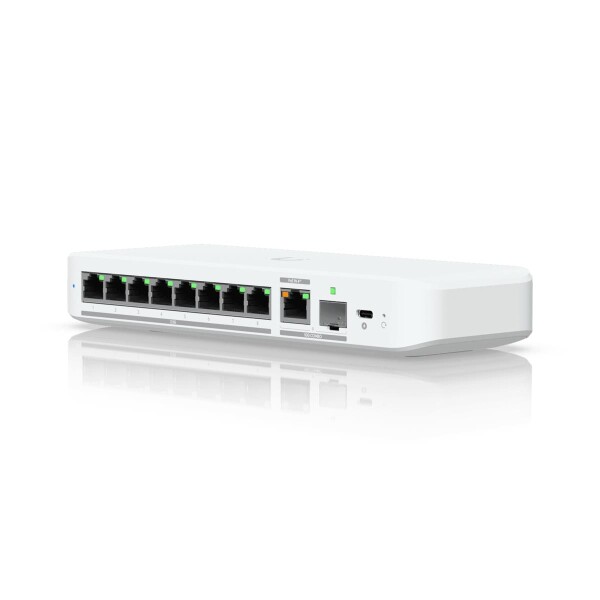 Ubiquiti UniFi Flex 2.5G - Switch - managed - 8 x 2.5GBase-T+ 1 10Gb Ethernet+ 1 - Switch - 60 Gbps